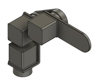 3-axis arm CAD render